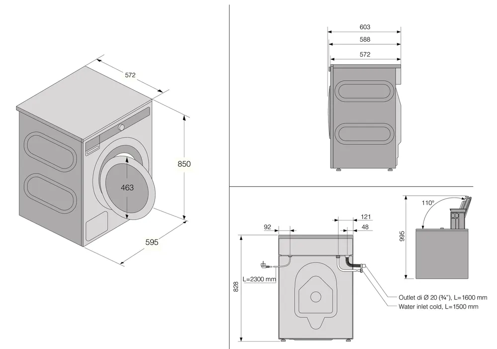 Детальное фото товара: ASKO W5096RW