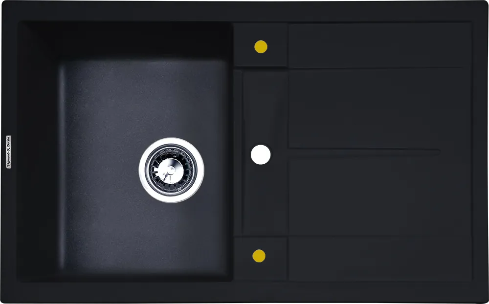 Фото товара: Zigmund & Shtain RECHTECK 780, мойка, темная скала