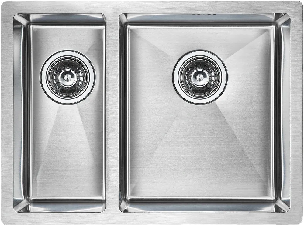 Детальное фото товара: Paulmark GERBERG 59/2S UNI, мойка, нержавеющая сталь брашированная, правая
