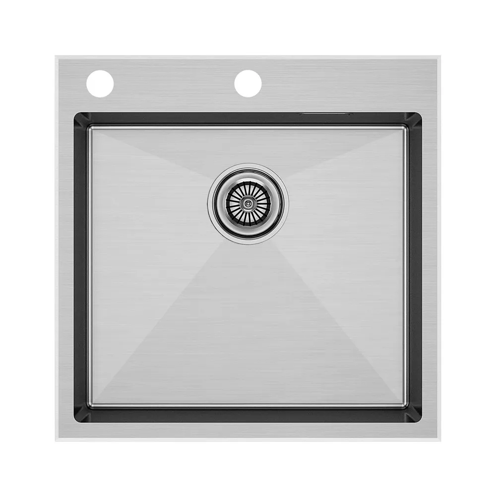 Фото товара: Paulmark KRONER-EDGE 51, мойка, нержавеющая сталь, брашированная сталь