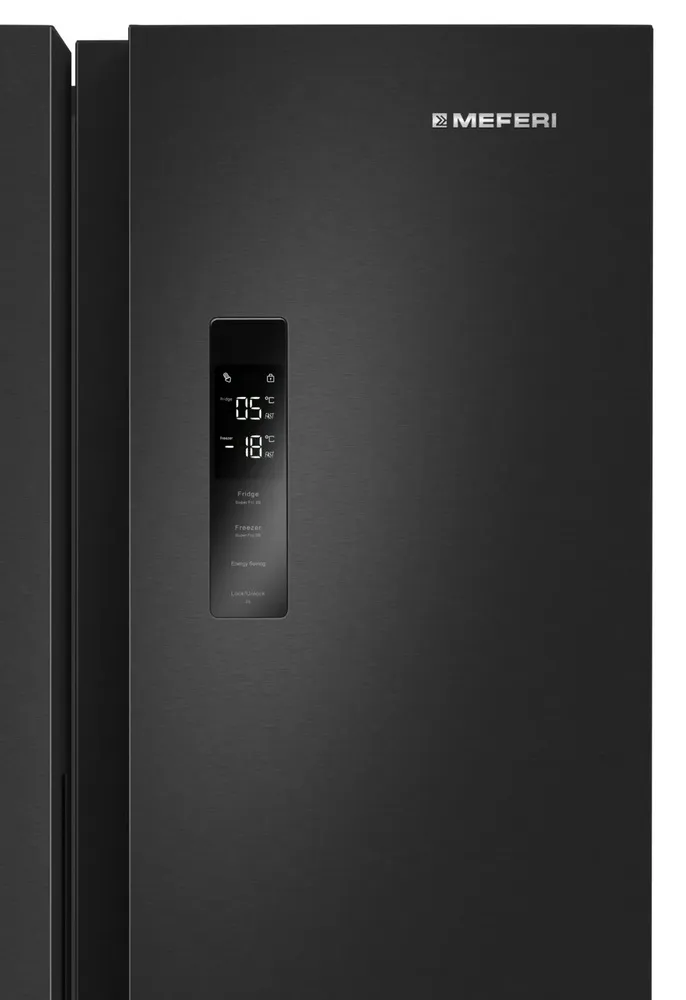 Детальное фото товара: MEFERI MFR83BLACK IX TOTAL NO FROST SIDE BY SIDE COMFORT