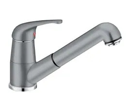 Фото товара: Blanco Daras-S, смеситель, гранит, алюметаллик