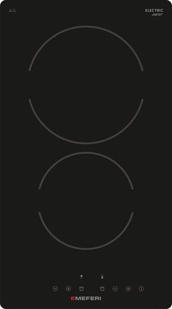 Фото товара: MEFERI MEH302BK COMFORT стеклокерамическая поверхность