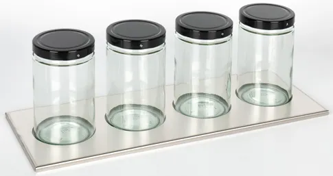 Фото товара: Tecnoinox вставка с 4-я емкостями для круп Fineline