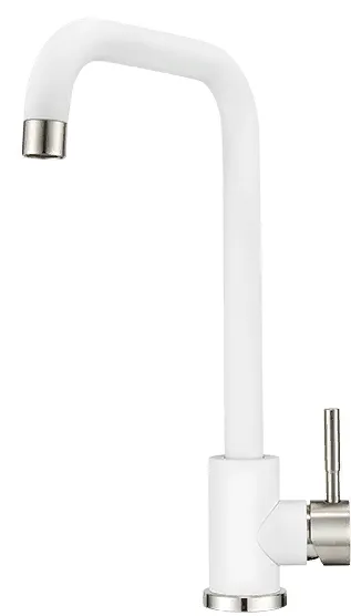 Фото товара: GRANULA 4033 смеситель, гранит, белый