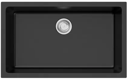 Детальное фото товара: Omoikiri Okinoshima 76-U/I-BL, мойка, керамика, черный