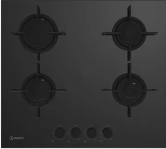 Фото товара: Indesit INGT 61 IE/BK газовая поверхность
