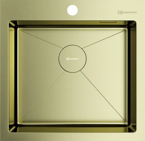 Фото товара: Omoikiri Akisame 51-LG, мойка, нержавеющая сталь/светлое золото