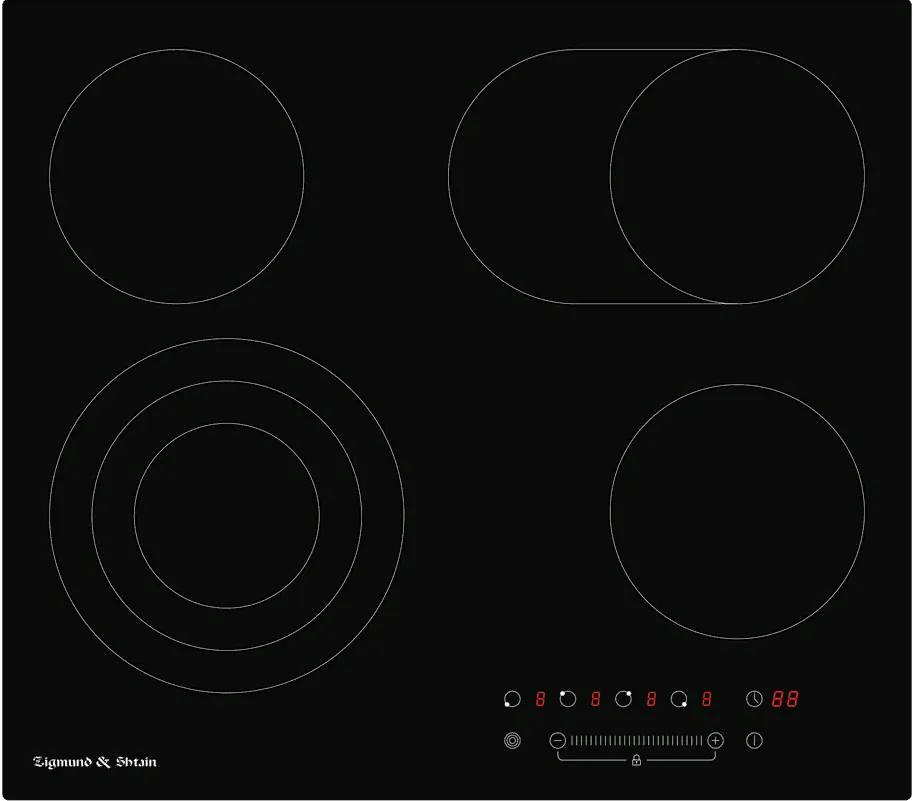 Фото товара: Zigmund & Shtain CN 38.6 B стеклокерамическая поверхность