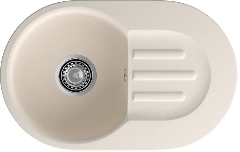 Фото товара: ЭкоМ М-685, мойка, мрамор, белый