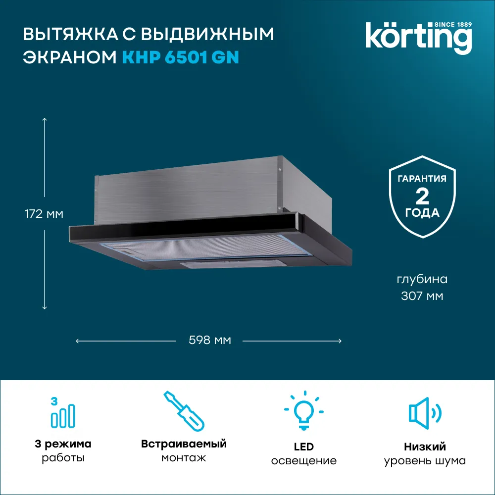 Детальное фото товара: Korting KHP 6501 GN