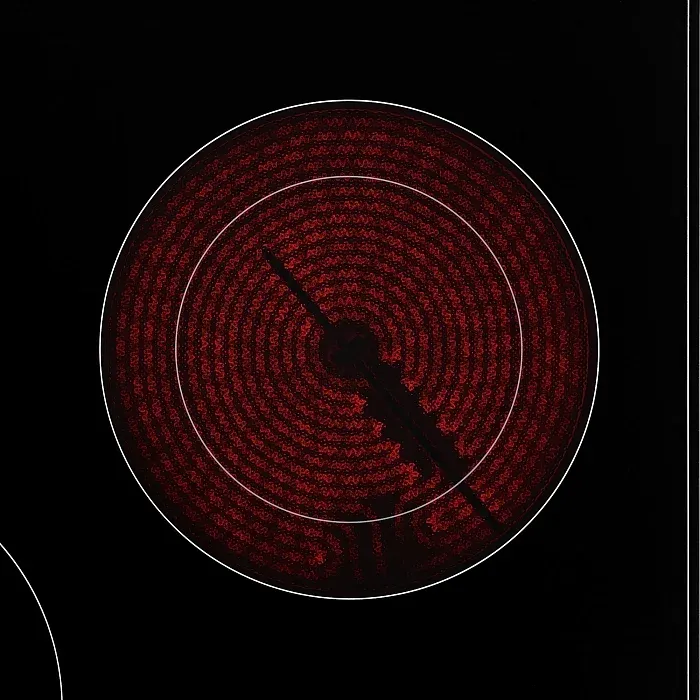 Детальное фото товара: Krona LAUREL 45 BL стеклокерамическая поверхность