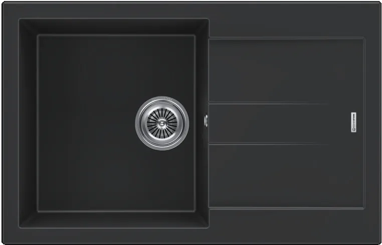 Фото товара: KUCHENSTERN PLAT 50, мойка, гранит, черный
