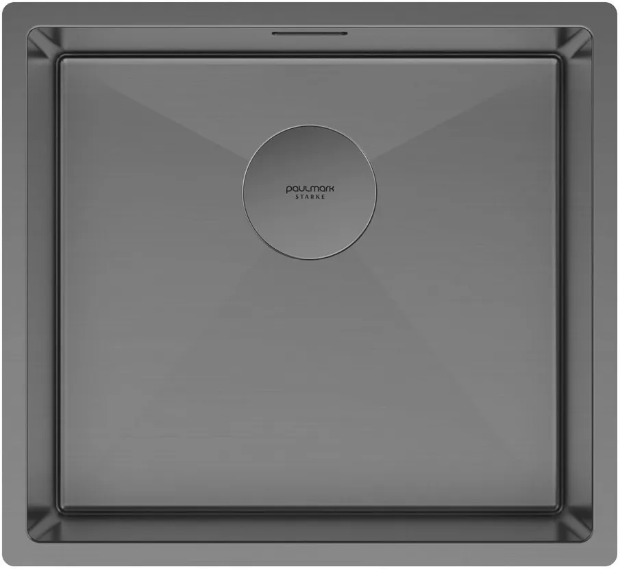 Фото товара: Paulmark NEXT 48 UNI, мойка, нержавеющая сталь, вороненая сталь