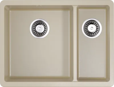 Фото товара: Omoikiri Kata 55-2-U-SA, мойка, гранит, бежевый