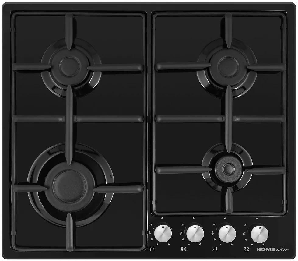 Фото товара: HOMSair HGE643BK газовая поверхность