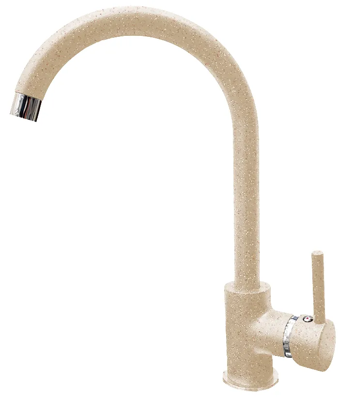 Фото товара: GranFest 7651, смеситель, мрамор, песочный