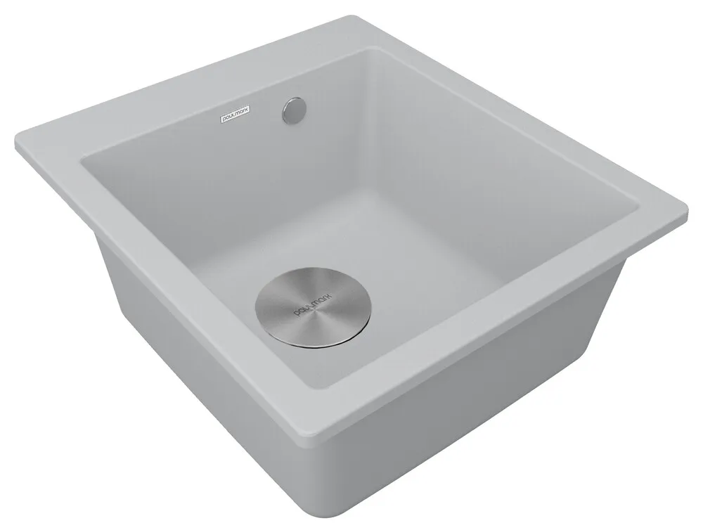 Детальное фото товара: Paulmark KANTE 45, мойка, гранит, белый