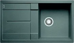 Детальное фото товара: Blanco Metra 5S, мойка, гранит, алюметаллик с клапаном-автоматом