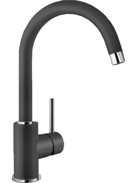 Фото товара: Blanco Mida, смеситель, гранит, антрацит