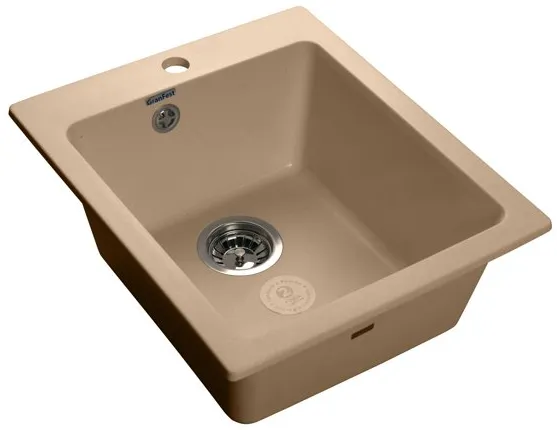 Детальное фото товара: GranFest PRAKTIK GF-P-505, мойка, мрамор, топаз