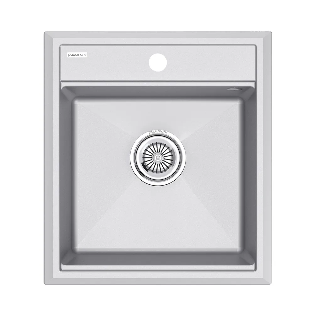 Детальное фото товара: Paulmark STEPIA 45, мойка, гранит, серый металлик