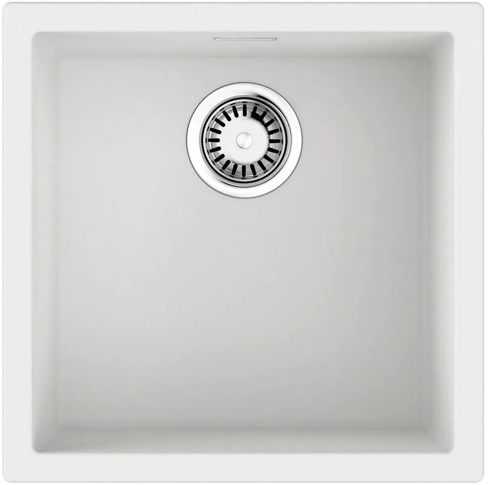 Детальное фото товара: Omoikiri Yamakawa 45T-U/I-WH, мойка, гранит, белый