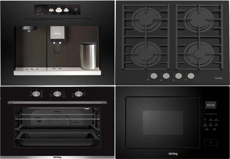 Фото товара: KORTING HGG 6805 CN + OKB 370 CMX + KMI 827 GN + KCM 9830 BCG