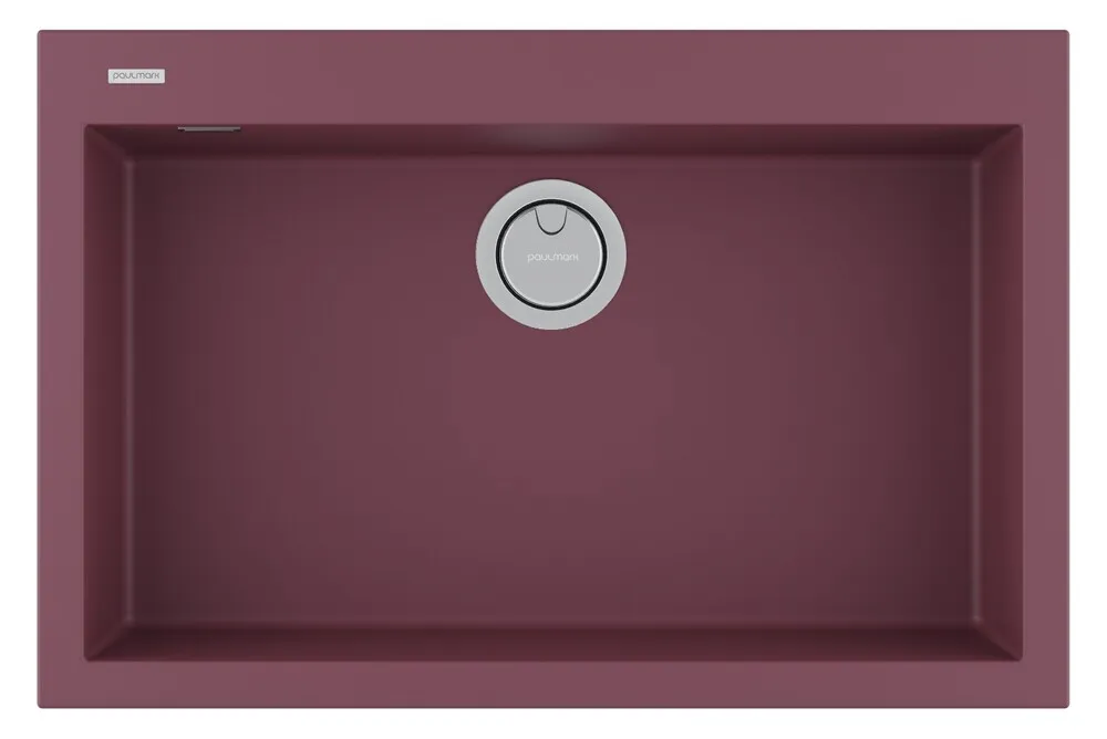 Фото товара: Paulmark DECORATION 76, мойка, гранит, merlot
