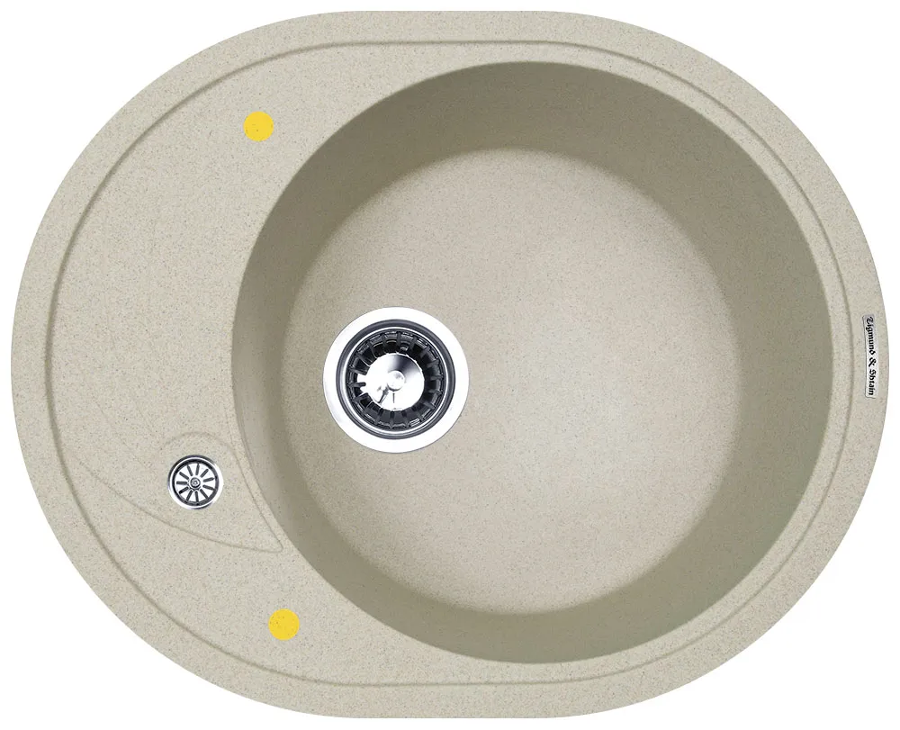 Фото товара: Zigmund & Shtain KREIS OV 575, мойка, речной песок