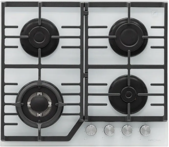 Фото товара: Krona ARDENTE 60 WH газовая поверхность
