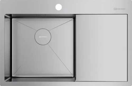 Детальное фото товара: Omoikiri Akisame 78-IN-L, мойка, нержавеющая сталь, чаша слева