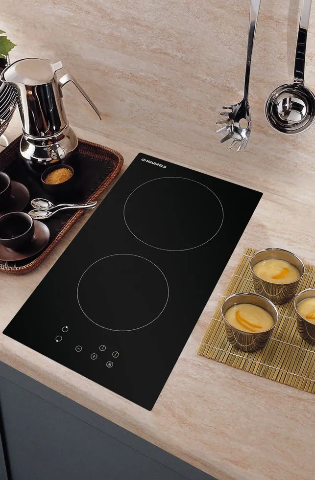 Детальное фото товара: Maunfeld EVCE.292-BK стеклокерамическая поверхность