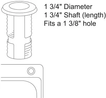 Детальное фото товара: Franke Комплект кнопки управления для измельчителей, черный матовый