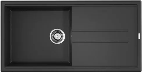 Фото товара: Omoikiri Tedori 100-BL, мойка, гранит, черный