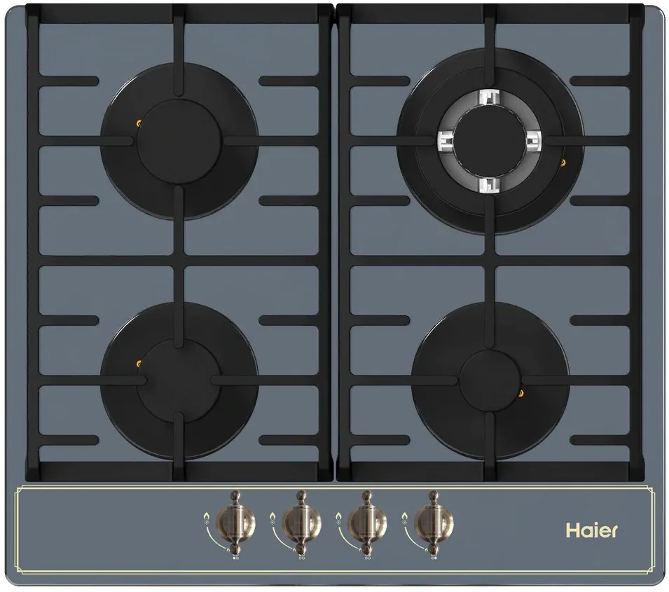 Фото товара: Haier HHX-M64ATQBB газовая поверхность