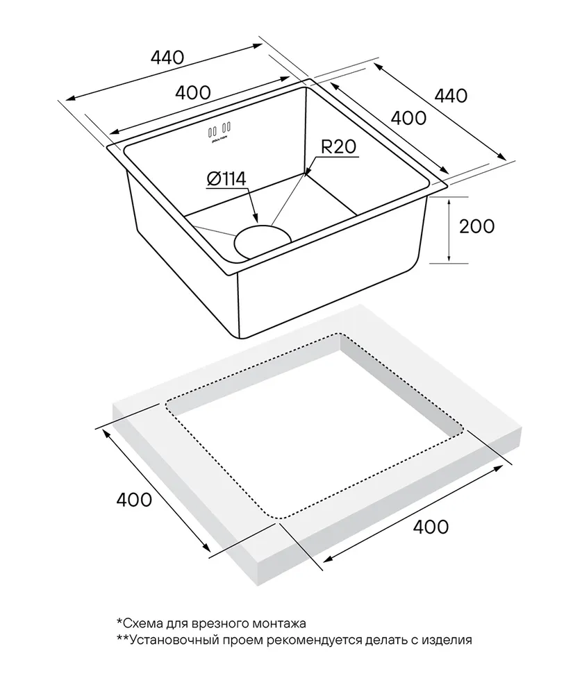 Схема встраивания