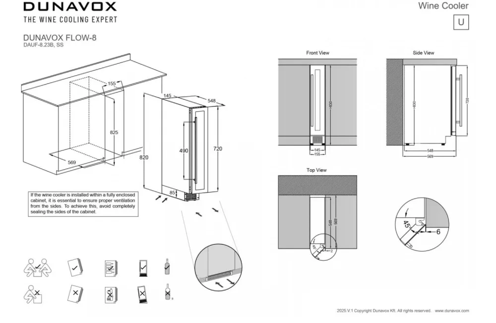 Детальное фото товара: Dunavox DAUF-8.23В