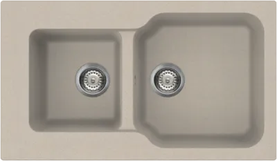 Фото товара: Omoikiri Maru 86-2-SA, мойка, гранит, бежевый