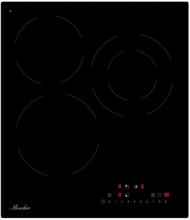 Детальное фото товара: Monsher MHE 46 стеклокерамическая поверхность