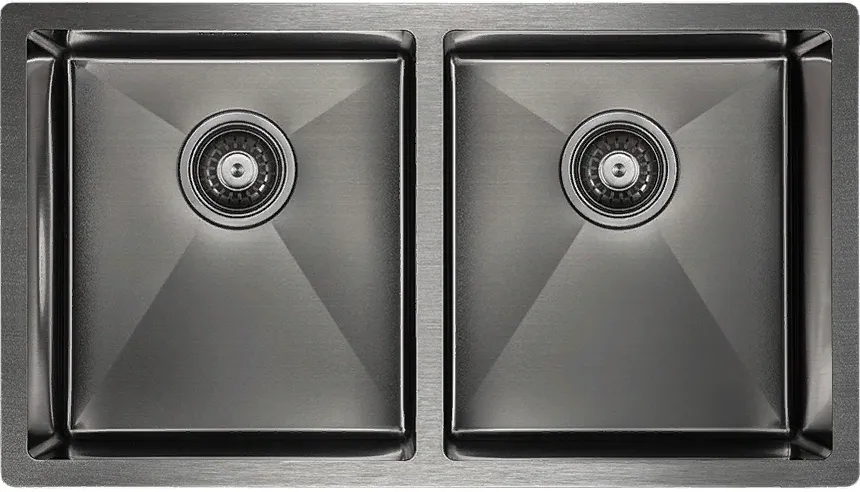 Детальное фото товара: Paulmark GERBERG 78/2 UNI, мойка, нержавеющая сталь, вороненая сталь
