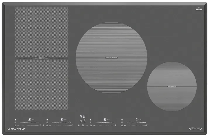 Детальное фото товара: Maunfeld CVI804SFDGR Inverter индукционная поверхность