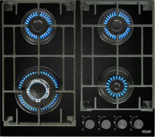 Фото товара: DeLonghi GRETA 6GW NB газовая поверхность