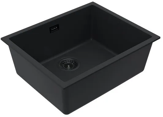 Детальное фото товара: ALVEUS OMNI 30 GRANITAL DEEP BLACK-G90 BE, мойка, гранит, черный матовый (в комп. с сифоном 1148151)