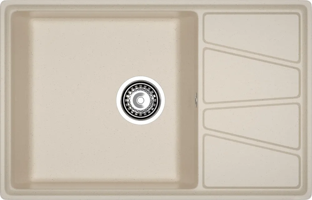 Детальное фото товара: GranFest VERTEX GF-V-780L, мойка, мрамор, кашемир