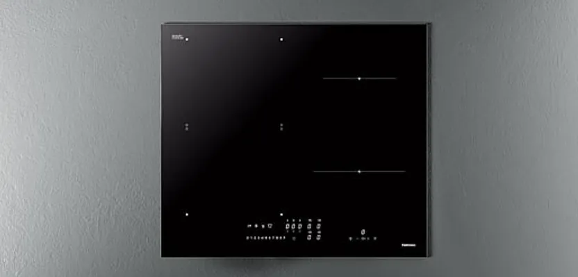 Фото товара: Falmec PIANO INDUZIONE BLACK MATT 58x51 индукционная поверхность