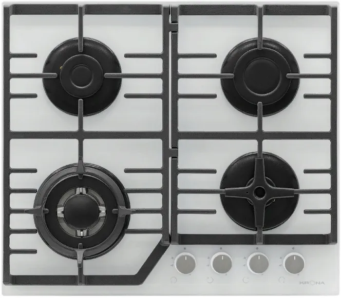 Фото товара: Krona CORNIOLA 60 WH газовая поверхность