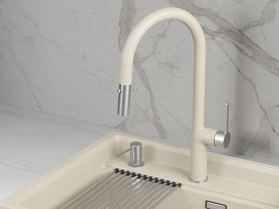 Детальное фото товара: GRANULA 9010 смеситель, гранит, пирит