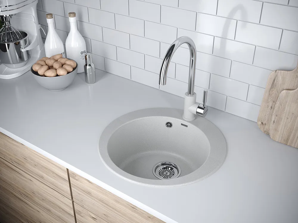 Детальное фото товара: Paulmark GELEGEN 50, мойка, гранит, серый