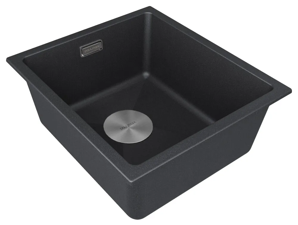 Детальное фото товара: Paulmark LUMI 41UNI, мойка, гранит, черный